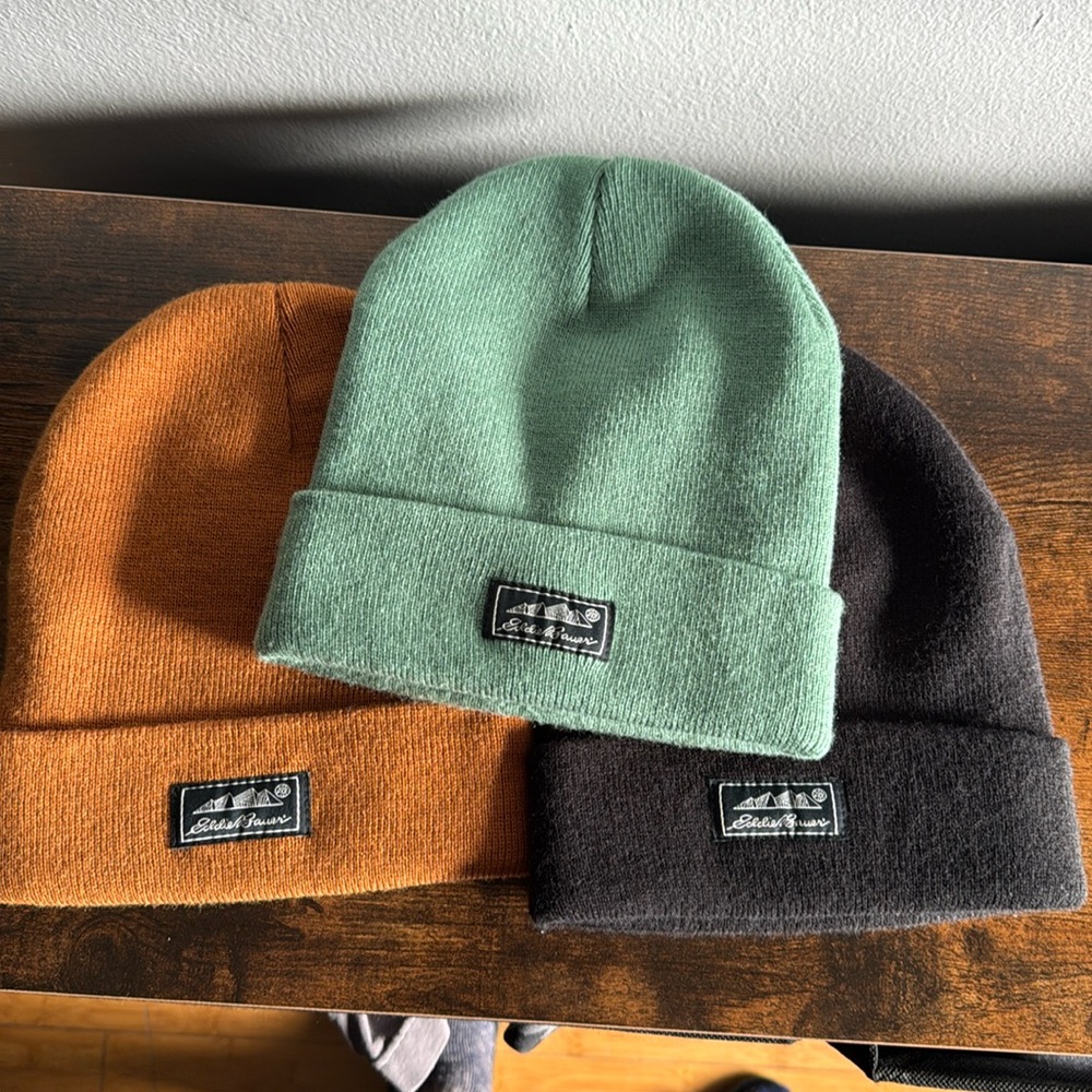 Like new Eddie Bauer beanies